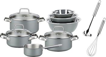 Sets Möbel & Wohnen antihaft grün lila Induktion von GSW Gsw 158053 Milano Color Topf-Set Grün 4-Teilig