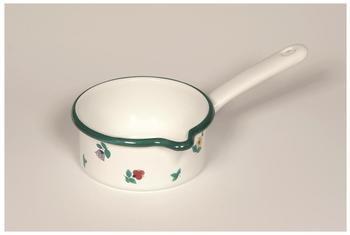Riess Stielkasserolle mit Ausguss 14 cm Gmundner Streublumen