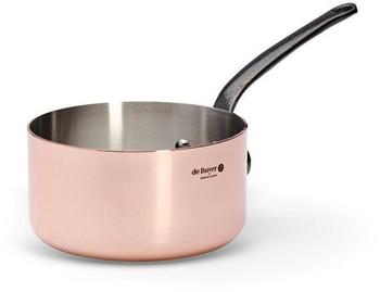 De Buyer Inocuivre First Classe Stielkasserolle aus Kupfer 18 cm mit Gu&szlig;eisengriff