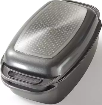 Stoneline Rechteckbräter Alugussdeckel 32 x 20 cm grau – Vielseitigkeit in Ihrer Küche
