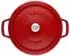 Staub Bratentopf 22 cm rund kirschrot