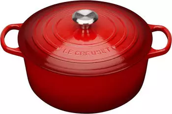 Le Creuset Signature Bräter 28 cm rund kirschrot