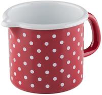 Riess 0039-077, Riess Schnabeltopf 0039-077 | Milchtopf Emaille 0,75L | Ausguss 