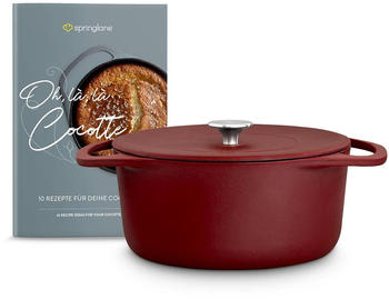 Springlane Cocotte rund 24 cm Ruby Earth