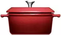 WOLL 275526, WOLL Guss-Mini-Kasserolle 2-teilig mit Deckel Chili Red