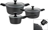 GSW Topf-Set "Easy Click" Set, 1x Kochtopf &Oslash; 20 cm, 1x Kochtopf &Oslash; 24 cm, 1x
