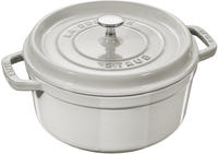 STAUB Cocotte-Dutch-Topf, rund, 22 cm, wei&szlig;