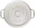 Staub Bratentopf 28 cm rund weisser Trüffel