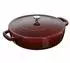 Staub Bräter mit Chistera Drop-Structure 24 cm grenadine