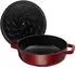 Staub Bräter mit Chistera Drop-Structure 24 cm grenadine