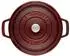 Staub Bratentopf 22 cm rund grenadine