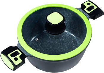 King Kochtopf Click-Grip &Oslash; 28cm gr&uuml;n-schwarz