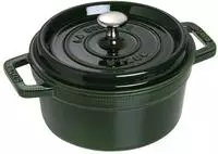 Staub 1102285, Staub: Runde Cocotte, &Oslash;22cm, Basilikumgr&uuml;n