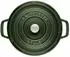 Staub Bratentopf 22 cm rund basilikumgrün