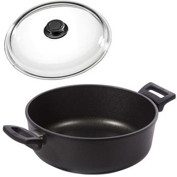 Eurolux Bratentopf flach + Deckel 20 cm