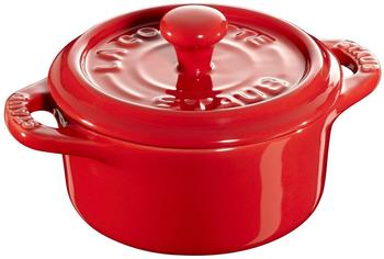 Staub Mini Cocotte rund 10 cm kirschrot