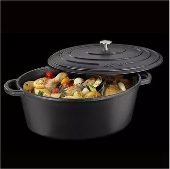 Kela Calido Bräter oval 36 x 29 cm schwarz – Entdecken Sie den Kela Calido Bräter oval 36 x 29 cm schwarz