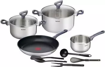 Tefal Daily Cook Topf- & Pfannenset 11-teilig (G713SB74)