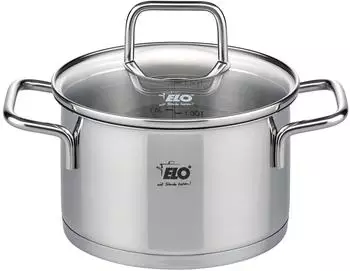 Elo Kochtopf Citrin 12 cm Edelstahl Transparent