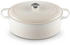 Le Creuset Bräter Signature Oval Gusseisen Meringue 31cm