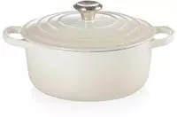 Le Creuset Signature Br&auml;ter rund 20 cm Meringue