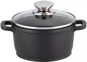 Elo Alucast Kochtopf mit Glasdeckel 16 cm