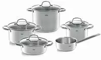 Fissler Topfset San Francisco 040-113-05-000/0, Edelstahl, induktionsgeeignet,...
