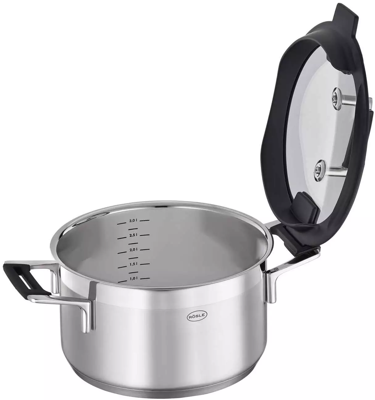 Rösle Silence Pro Topf-Set 4-tlg Test Induktions-Topfset