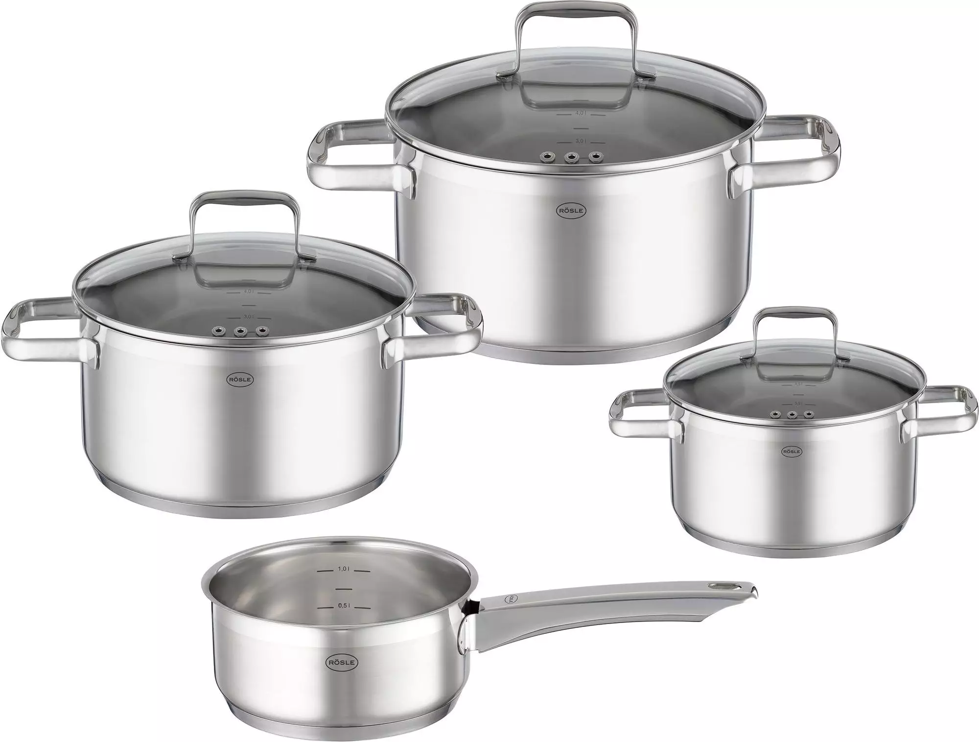 Rösle Topfset Charm 4-tlg Induktions-Topfset · Bewertung: 4.5/5