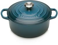 Le Creuset 14121, Le Creuset Br&auml;ter Signature rund 20 cm Deep Teal