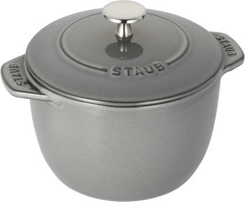 Staub Reis Cocotte 16 cm rund grafitgrau