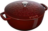 Staub 40508-675-0 Roter Grenadine aus Gusseisen, 24 cm, Rot (40508-675-0)