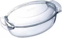 Pyrex ovaler Glas Schmortopf 4,5L