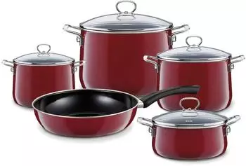 Riess Rosso Topfset mit Pfanne 5tlg.