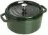 Staub Bratentopf 24 cm rund basilikumgrün