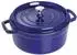 Staub Bratentopf 22 cm rund dunkelblau