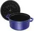 Staub Bratentopf 22 cm rund dunkelblau