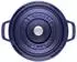 Staub Bratentopf 22 cm rund dunkelblau