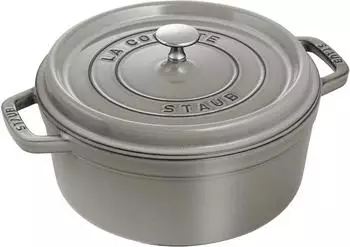 Staub Bratentopf 26 cm rund graphitgrau