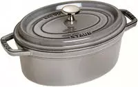 Staub 1102318, Staub: Ovale Cocotte, 23cm, Grafitgrau
