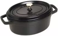 Staub 1102725, Staub: Ovale Cocotte, 27cm, Schwarz
