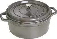 Staub 1101218, Staub: Runde Cocotte, &Oslash;12cm, Grafitgrau
