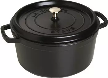 Staub Bratentopf rund 12 cm schwarz Staub Bratentopf rund 12 cm schwarz
