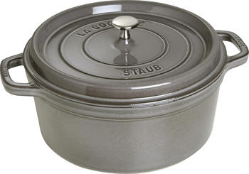 Staub Bratentopf 18 cm rund grafitgrau