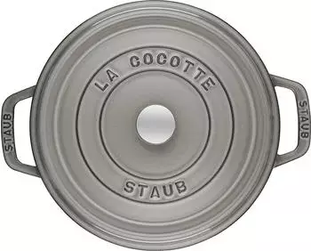 Staub Cocotte rund 16 cm grafitgrau
