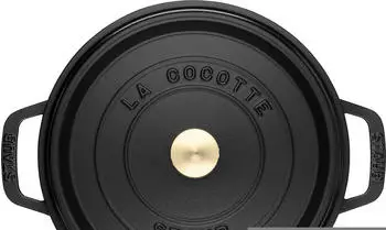 Staub Cocotte rund 16 cm schwarz