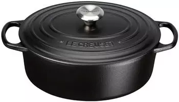 Le Creuset Signature Bräter oval 33 cm schwarz