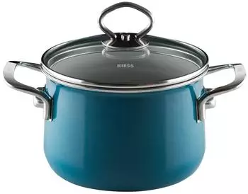 Riess Nouvelle Fleischtopf 16 cm aquamarin