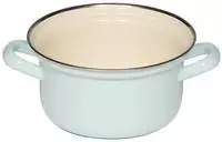 Riess 0277-006, Riess Classic Pastell Kasserolle 14 cm / 0,75 L t&uuml;rkis - Emaille