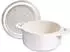 Staub Mini Cocotte Antikfarben 10 cm elfenbeinweiss